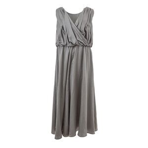 Lardini Gray Silk Casual Women's Dress